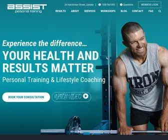 Assistpt.com(Personal Training Studio Lilydale) Screenshot