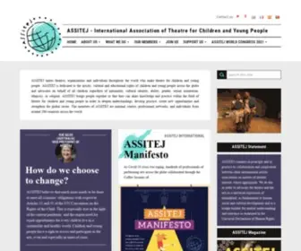 Assitej-International.org(ASSITEJ International) Screenshot