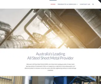 ASSM.com.au(All Steel Sheet Metal) Screenshot