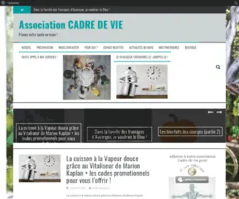 Asso-Cadredevie.fr(Association CADRE DE VIE) Screenshot