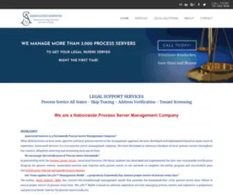 Associated-Services.com(Get Your Legal Papers Served Today) Screenshot