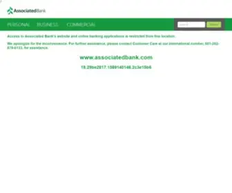 Associatedbank.org(Access to Associated Bank’s website and online banking applications) Screenshot