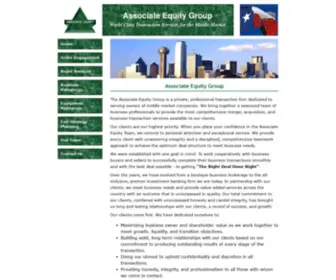 Associateequity.com(Associate Equity Group) Screenshot