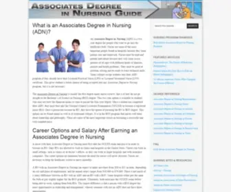 Associates-Degree-IN-Nursing.org(Guide to selecting a top associates's degree in nursing) Screenshot