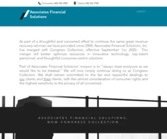 Associatesfinancialsolutions.com(Associates Financial Solutions) Screenshot