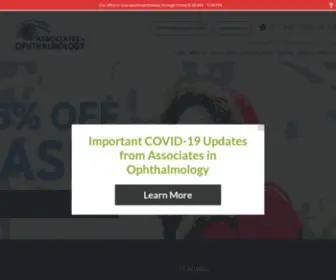 Associatesinophthalmology.com(Associates in Ophthalmology) Screenshot