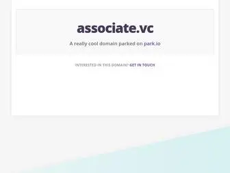 Associate.vc(A really cool domain parked on Park.io) Screenshot