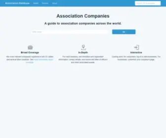 Associationdatabase.org(Association Database) Screenshot