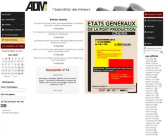 Associationdesmixeurs.fr(ADM) Screenshot