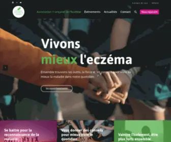 Associationeczema.fr(Association Française de l'Eczéma) Screenshot