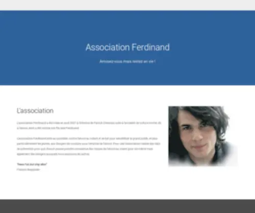 Associationferdinand.fr(Association Ferdinand) Screenshot