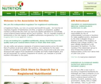 Associationfornutrition.org(Association for Nutrition) Screenshot