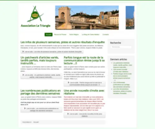 Associationletriangle.fr( est) Screenshot