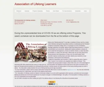 Associationoflifelonglearners.org(Association of Lifelong Learners) Screenshot