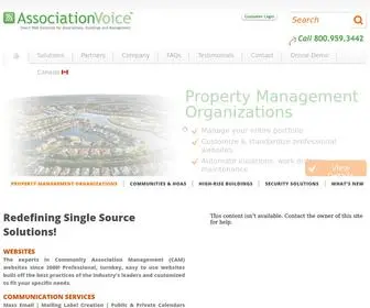 Associationvoice.ca(AssociationVoice Canada) Screenshot