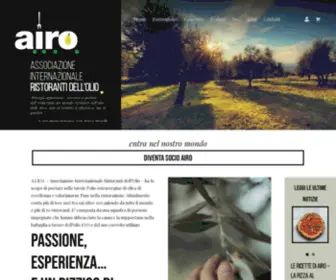 Associazioneairo.com(Associazione Internazionale Ristoranti dell'Olio) Screenshot