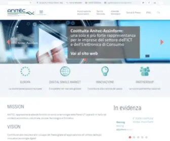 Associazioneanitec.it(Sito Web Ufficiale) Screenshot