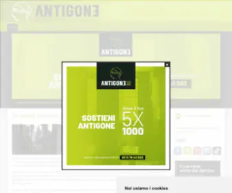 Associazioneantigone.it(Benvenuto sul sito dell' Associazione Antigone) Screenshot