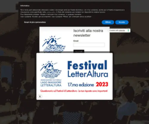 Associazioneletteraltura.com(Lago Maggiore LetterAltura) Screenshot