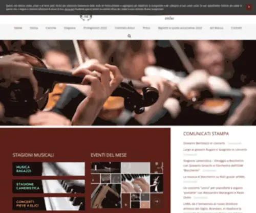 Associazionemusicalelucchese.it(Associazione Musicale Lucchese) Screenshot