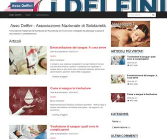 Assodelfini.it(Asso Delfini) Screenshot