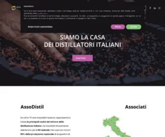 Assodistil.it(Da 70 anni la casa dei distillatori italiani) Screenshot