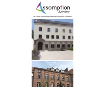 Assomption-Edu.be(Site de l'Institut de l'Assomption) Screenshot