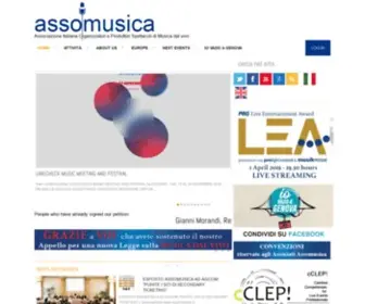 Assomusica.org(Home) Screenshot