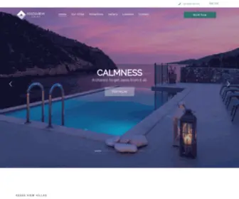 Assosview.com(Luxury Villas in Kefalonia) Screenshot