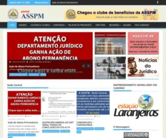 ASSPM.org.br(Associação dos Subtenentes e Sargentos da Polícia Militar do Estado de São Paulo) Screenshot
