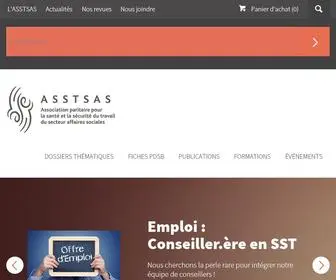 Asstsas.qc.ca(Bienvenue sur ASSTSAS) Screenshot