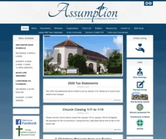 Assumptionlauderdale.org(Assumption Catholic Parish) Screenshot