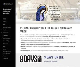 Assumptionmidland.org(Assumption of the Blessed Virgin Mary) Screenshot