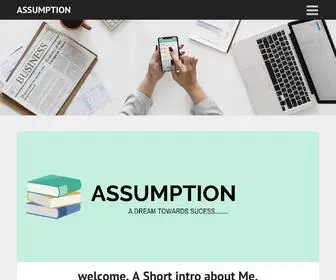 Assumptionsblog.in(My WordPress Blog) Screenshot