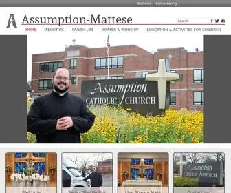 Assumptionstl.org(Assumption-Mattese Catholic Church) Screenshot