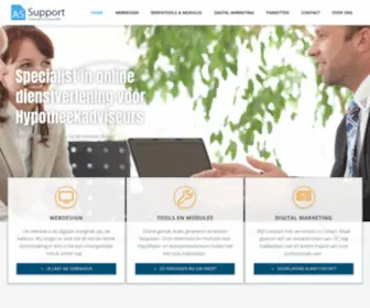 Assupport.nl(Specialist in online dienstverlening voor Assurantie) Screenshot