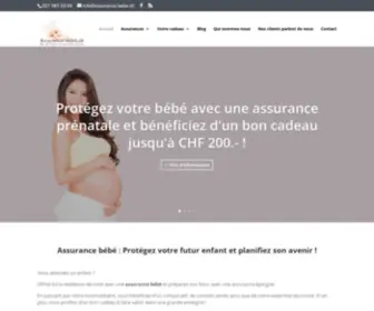 Assurance-Bebe.ch(Assurance-Bébé.ch) Screenshot