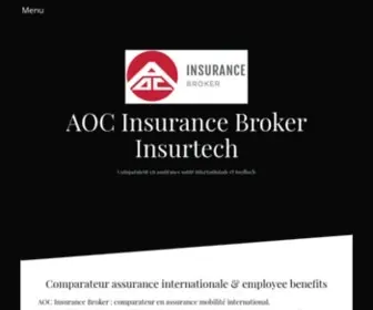 Assurance-Sante-Expatrie.eu(AOC Insurance Broker) Screenshot