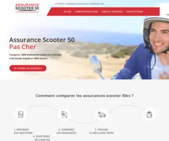 Assurance-Scooter-50.fr(Comparateur Assurance Scooter 50 Pas Cher) Screenshot