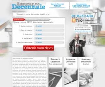 Assurancedecennale.fr(Assurance decennale : votre devis auprès d'un spécialiste) Screenshot