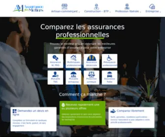 Assurancedesmetiers.com(Comparateur d'assurance professionnelle) Screenshot