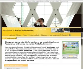 Assuranceentreprisemaroc.com(Assurance entreprise maroc) Screenshot