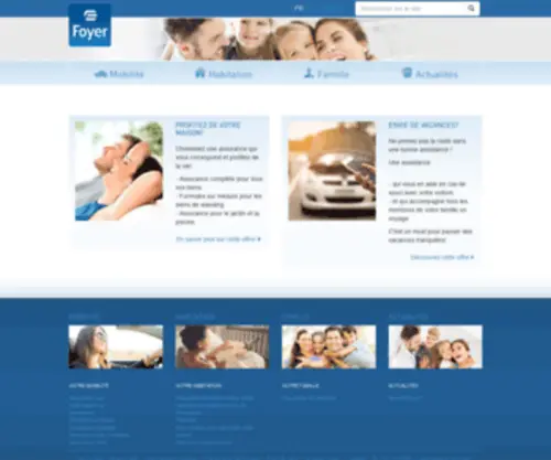 Assurancesfoyer.be(Foyer Assurances Belgique) Screenshot