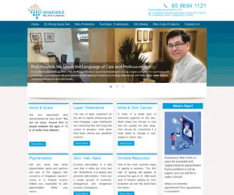 Assuranceskin.com(Dermatologist In Singapore) Screenshot