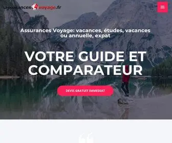 Assurancesvoyage.fr(Le guide leader de l'assurance voyage en France) Screenshot