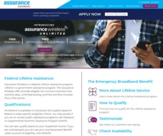 Assurancewireless.com(Assurance wireless) Screenshot