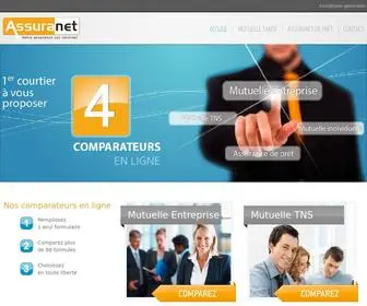 Assuranet.com(Mutuelle Entreprise & TNS) Screenshot