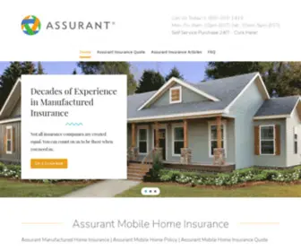 Assurantmobilehomeinsurance.com(Assurant Mobile Home Insurance. Assurant Manufactured Home Insurance) Screenshot