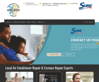 Assuredheatcool.com(Air Conditioner Repair & Furnace Repair) Screenshot