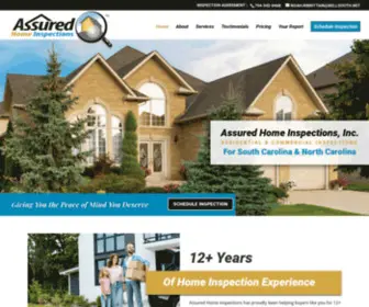 Assuredinspections.com(Assured Home Inspections has proudly been helping clients for over 12 years. Our top priority) Screenshot